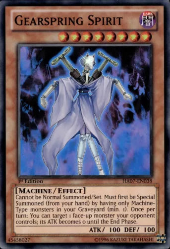 Gearspring Spirit - HA07-EN038 - Super Rare - Unlimited edition - YuGiOh