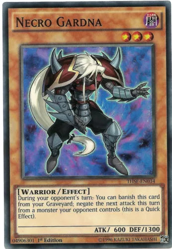 Necro Gardna - THSF-EN034 - Super Rare - 1st Edition - YuGiOh