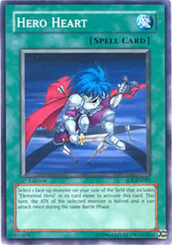 Hero Heart - SOI-EN037 - Common - Mixed Editions - YuGiOh