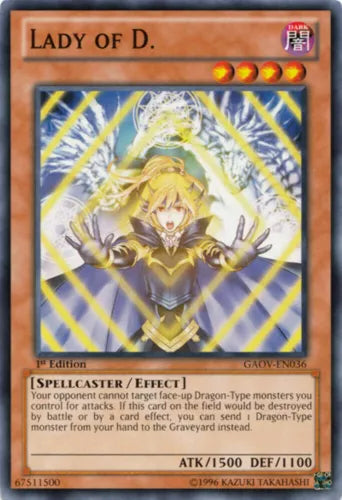 Lady of D. - GAOV-EN036 - Common - Unlimited Edition - YuGiOh