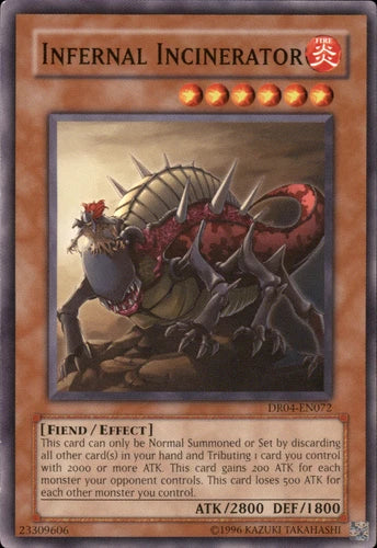 Infernal Incinerator - DR04-EN072 - Common - Unlimited Edition - YuGiOh