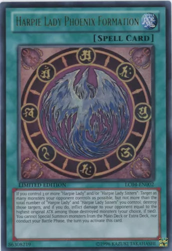 Harpie Lady Phoenix Formation - LC04-EN002 - Ultra Rare - Limited Edition - YuGi