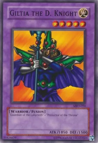 Giltia the D. Knight - MRD-094 - Common - Unlimited Edition - YuGiOh LP