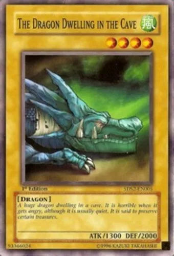 The Dragon Dwelling in the Cave - 5DS2-EN005 - Common - 1st Edition - YuGiOh