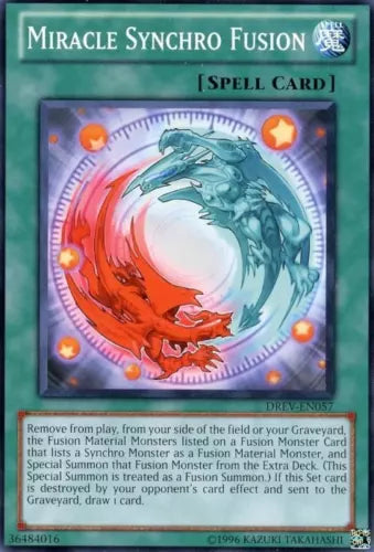 Miracle Synchro Fusion - DREV-EN057 - Common - Unlimited Edition - YuGiOh