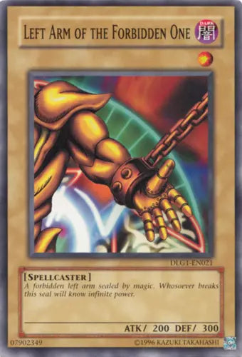 Left Arm of the Forbidden One - DLG1-EN021 - Common - Unlimited Edition - YuGiOh