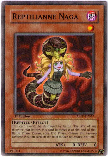 Reptilianne Naga - ABPF-EN017 - Common - Unlimited Edition - YuGiOh