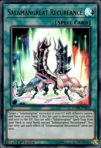 Salamangreat Recureance - DANE-EN052 - Ultra Rare - 1st Edition - YuGiOh