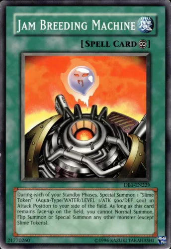 Jam Breeding Machine - DB1-EN229 - Common - Unlimited Edition - YuGiOh