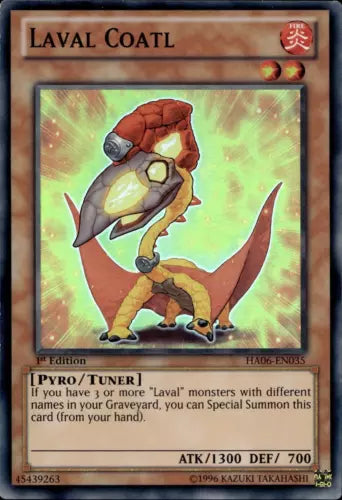 Laval Coatl - HA06-EN035 - Super Rare - 1st Edition - YuGiOh