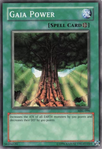 Gaia Power - MRL-096 - Common - Unlimited Edition - YuGiOh LP