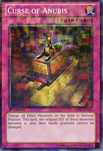 Curse of Anubis - BP02-EN182 - Mosaic Rare - 1st Edition - YuGiOh