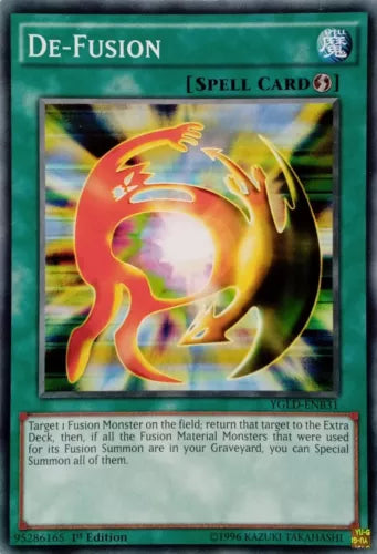 De-Fusion - YGLD-ENB31 - Common - 1st Edition - YuGiOh