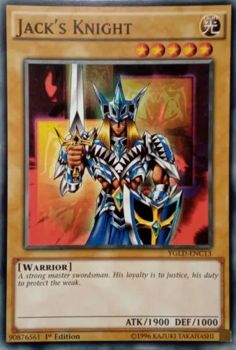 Jack's Knight - YGLD-ENC13 - Common - 1st Edition - YuGiOh