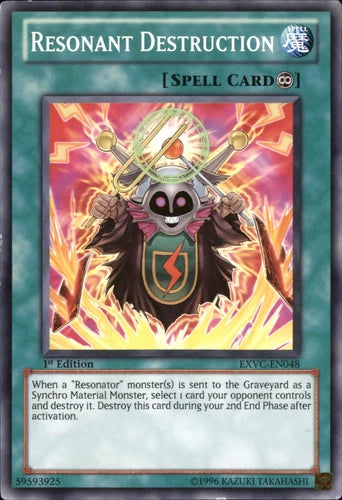 Resonant Destruction - EXVC-EN048 - Common - 1st Edition - YuGiOh