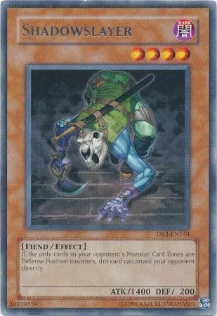 Shadowslayer - DR3-EN144 - Rare - Unlimited Edition - YuGiOh