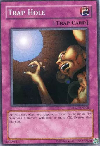 Trap Hole - DLG1-EN008 - Common - Unlimited Edition - YuGiOh