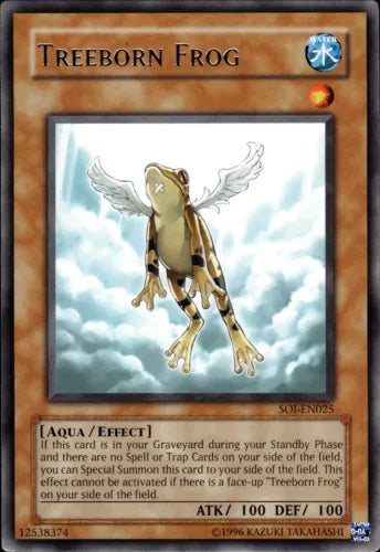 Treeborn Frog - SOI-EN025 - Rare - Mixed Editions - YuGiOh LP