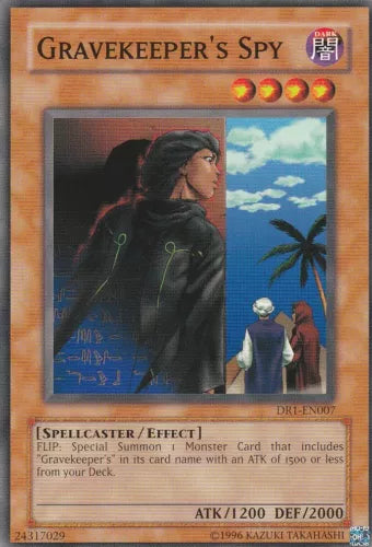 Gravekeeper's Spy - DR1-EN007 - Common - Unlimited Edition - YuGiOh