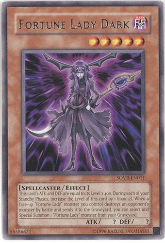 Fortune Lady Dark - SOVR-EN011 - Rare - Unlimited Edition - YuGiOh
