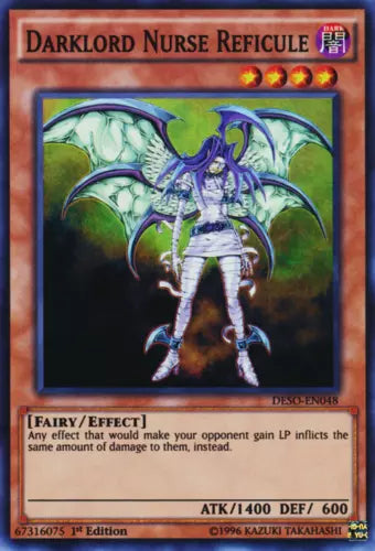 Darklord Nurse Reficule - DESO-EN048 - Super Rare - 1st Edition - YuGiOh
