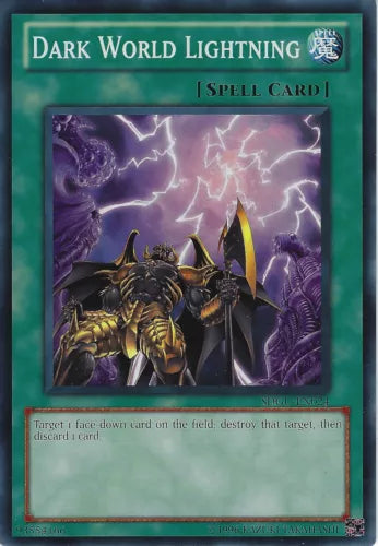 Dark World Lightning - SDGU-EN024 - Common - 1st Edition - YuGiOh