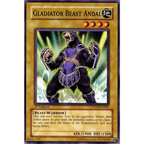 Gladiator Beast Andal - PTDN-EN001 - Common - 1st Edition - YuGiOh
