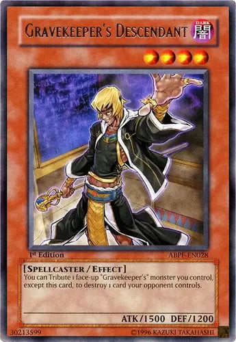 Gravekeeper's Descendant - ABPF-EN028 - Rare - Unlimited Edition - YuGiOh