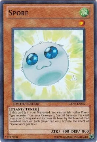 Spore - GENF-ENSE2 - Super Rare - Limited Edition - YuGiOh