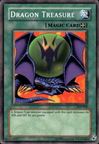 Dragon Treasure - SDJ-038 - Common - Unlimited Edition - YuGiOh LP