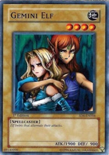 Gemini Elf - SD6-EN004 - Common - 1st Edition - YuGiOh