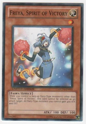 Freya, Spirit of Victory - GLD3-EN010 - Common - Limited Edition - YuGiOh