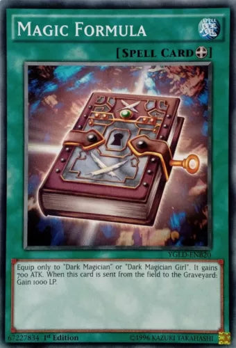 Magic Formula - YGLD-ENB20 - Common - 1st Edition - YuGiOh