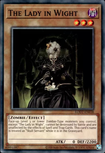 The Lady in Wight - LODT-EN038 - Common - Mixed Editions - YuGiOh