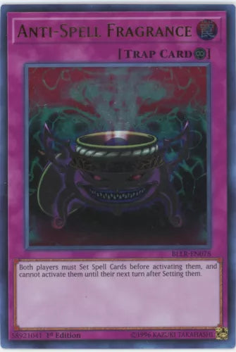 Anti-Spell Fragrance - BLLR-EN078 - Ultra Rare - 1st Edition - YuGiOh
