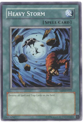 Heavy Storm - YSD-EN027 - Common - Unlimited Edition - YuGiOh LP
