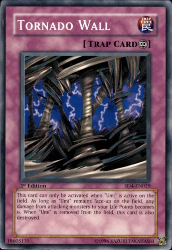 Tornado Wall - SD4-EN029 - Common - 1st Edition - YuGiOh