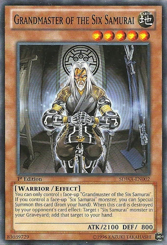Grandmaster of the Six Samurai - SDWA-EN002 - Common - 1st Edition - YuGiOh