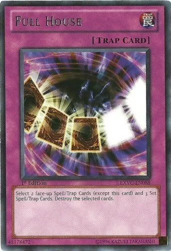 Full House - EXVC-EN088 - Rare - 1st Edition - YuGiOh