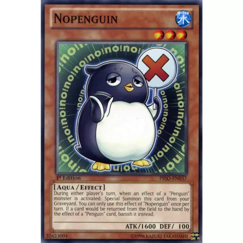 Nopenguin - PRIO-EN037 - Common - 1st Edition - YuGiOh
