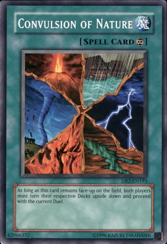 Convulsion of Nature - DB2-EN193 - Common - Unlimited Edition - YuGiOh