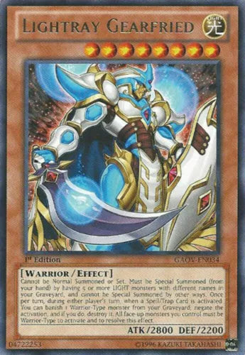 Lightray Gearfried - GAOV-EN034 - Rare - Unlimited Edition - YuGiOh