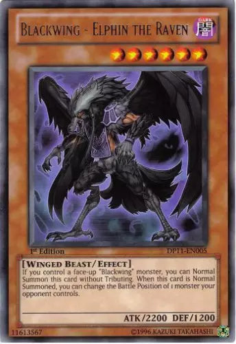 Blackwing - Elphin the Raven - DP11-EN005 - Rare - 1st Edition - YuGiOh