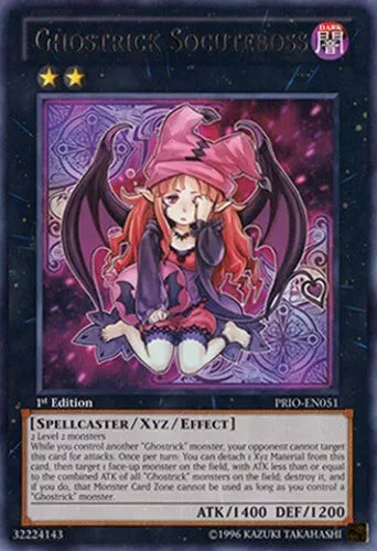 Ghostrick Socuteboss - PRIO-EN051 - Rare - 1st Edition - YuGiOh