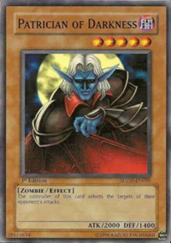 Patrician of Darkness - SDZW-EN005 - Common - 1st Edition - YuGiOh