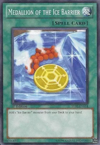 Medallion of the Ice Barrier - STBL-EN054 - Common - 1st Edition - YuGiOh