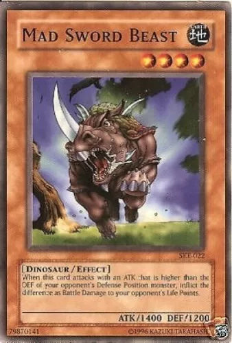 Mad Sword Beast - SKE-022 - Common - Unlimited Edition - YuGiOh LP