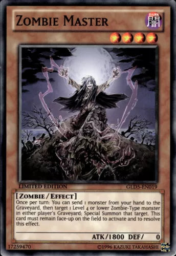 Zombie Master - GLD5-EN019 - Common - Limited Edition - YuGiOh