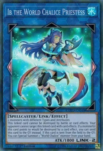 Ib the World Chalice Priestess - COTD-EN048 - Super Rare - 1st Edition - YuGiOh