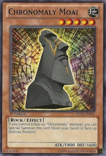Chronomaly Moai - REDU-EN014 - Common - Mixed Editions - YuGiOh
